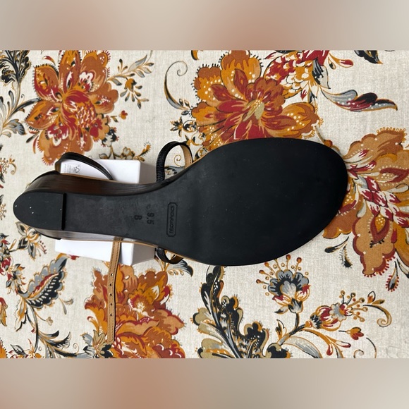 Coach black sandals - worn only once / almost like new! - Picture 5 of 9